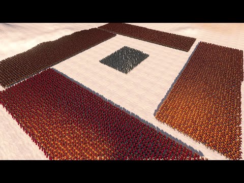 10,000 Spartans Vs  Every 500 Modern Soliders - Ultimate Epic Battle Simulator