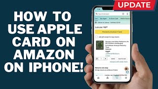 How to Use Apple Card on Amazon on an iPhone!