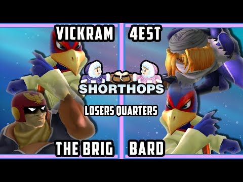 Short Hops 3 - Vickram & The Brig Vs. 4est & Bard - Smash Melee Doubles LQF