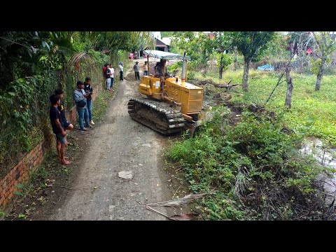 Amazing Project!!! Start a new Job Expand Basic Road Bulldozer D31P Clearing & Forest In Areas Flood