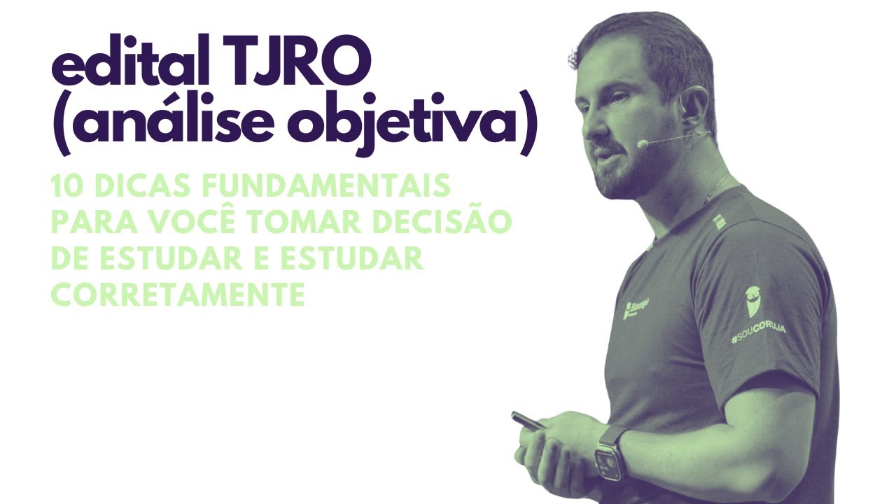 edital TJRO - 10 informações fundamentais