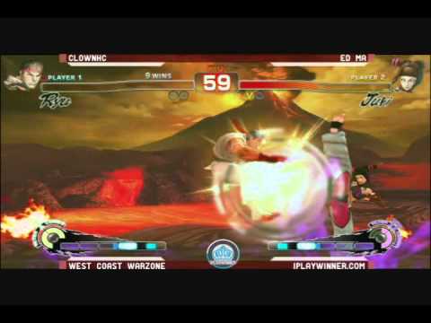 SSF4 (02) - ClownHC (Ryu) vs. Ed Ma (Juri)