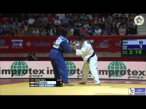 Judo 2014 Grand Slam Baku: Szabo (HUN) - van Emden (NED) [-63kg] bronze