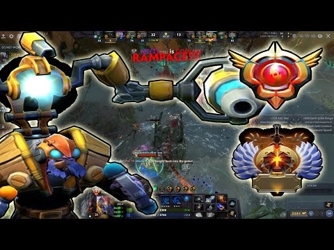 GRANDMASTER TINKER Rampage vs Medusa and Storm Spirit | Dota 2 Tinker gameplay