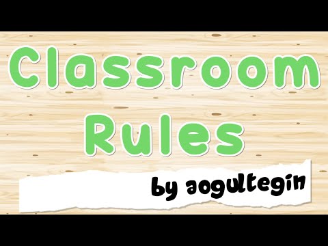 English Song For Kids: Classroom Rules