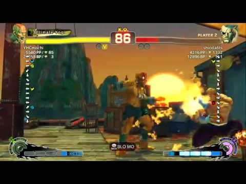 YHCmochi (Dhalsim) Vs shioda6ts (Sagat) SSF4 AE 2012 Match Video 1080p HD Super Street Fighter 43461