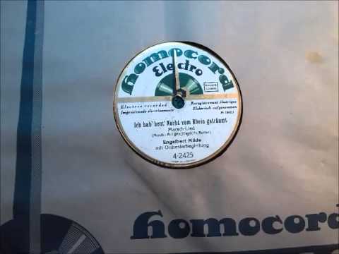 Engelbert Milde, Ich hab' heut' Nacht vom Rhein geträumt