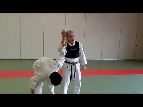 日本拳法関節技「ヒジ固め」防具を付けていても極められる