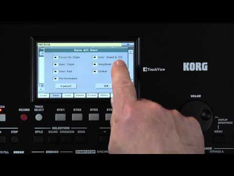 KORG Pa300 Video Manual - Part 7: Global, Media, and Updates