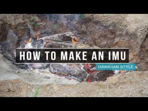 BUILDING AN IMU / KALUA PIG : LU'AU PARTY