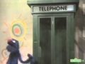 Classic Sesame Street Grover At The Telephone Booth