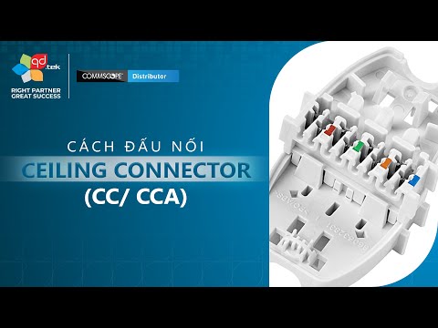 [QD.TEK x COMMSCOPE] CÁCH ĐẤU NỐI CONECTOR DE TETO (CC/ CCA)