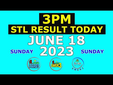 3pm STL Result Today June 18 2023 (Sunday) Visayas and Mindanao