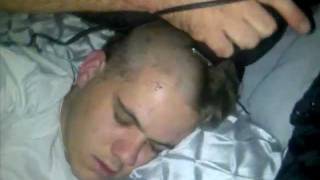 preview picture of video 'Hair cut prank while asleep'