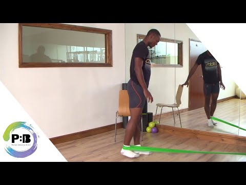 Standing Hip Extension with Resistance Band*