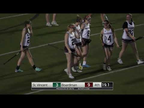 Girls Lacrosse - Boardman Spartans vs. St. Vincent - St. Mary (4/15/2024)