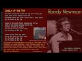 Lonely At The Top Randy Newman