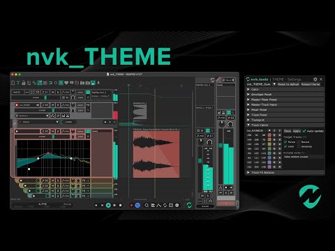 nvk THEME - A Modern Theme for Reaper