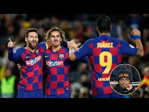 The day Lionel Messi & Luis Suarez and Antoine Griezmann Destroyed Borussia Dortmund