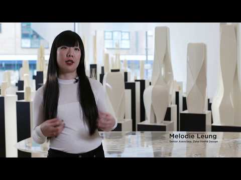 A sculptural digital canvas by Zaha Hadid Design