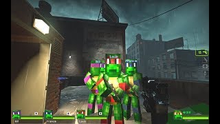 Left4Dead: TMNT Ninja Turtles Minecraft Mod! (No Mercy vs.)