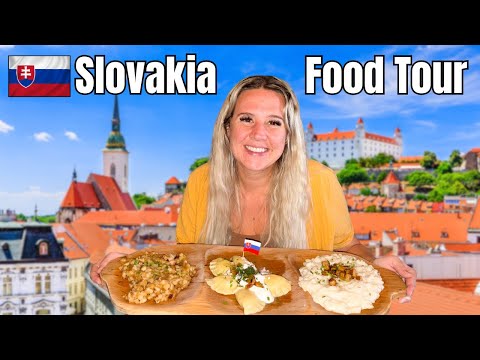 This Is Slovakian Food?! Bratislava Food Tour!