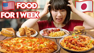 I ONLY ate AMERICAN FOOD for 1 WEEK