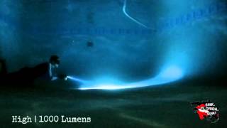 Brinyte DIV11 Dive Light Brightness Test