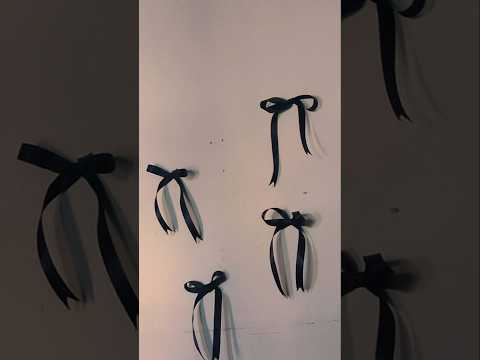 how to make a ribbon bow 🎀#diy #ribbonbows #ribbon #decoration #decorationideas #decorative #like