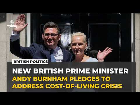 Andy Burnham enters No 10 with pledge to rebuild Britain and restore hope
