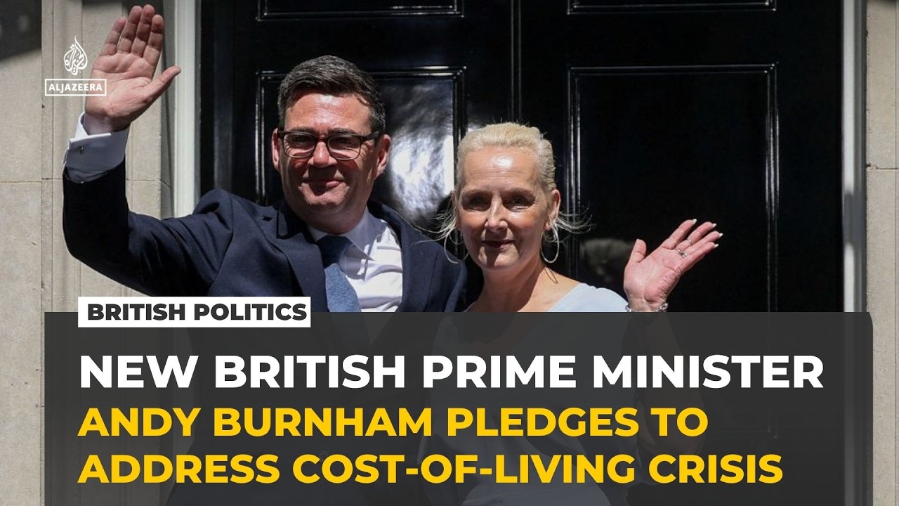 Andy Burnham enters No 10 with pledge to rebuild Britain and restore hope