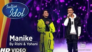 Manike  Rishi And Yohani  Indian Idol Season 13  C