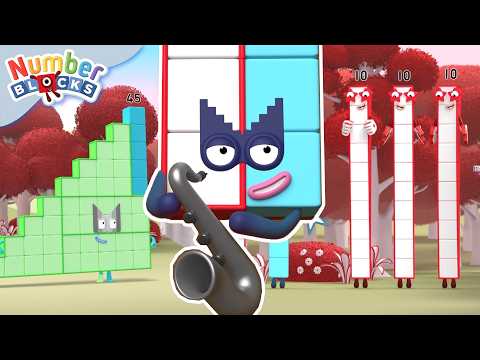 Adventures in the Forest of Tens | Learn to Count for Kids | Number Cartoon | Numberblocks - Kingdom Kids Zone, Little Learners - Numberblocks