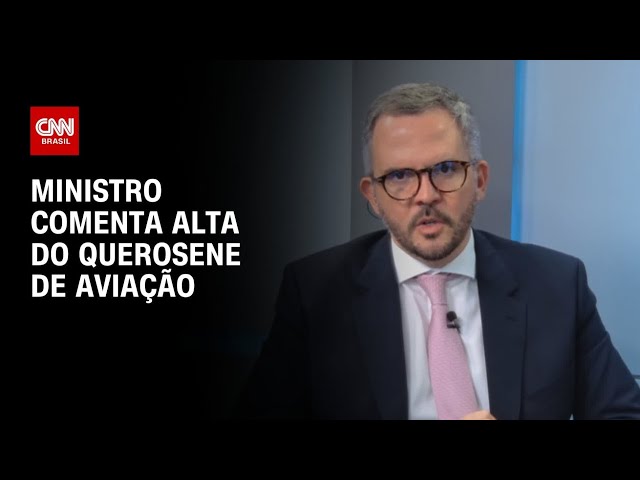 Ministro de Portos e Aeroportos fala sobre alta do querosene de aviação | LIVE CNN