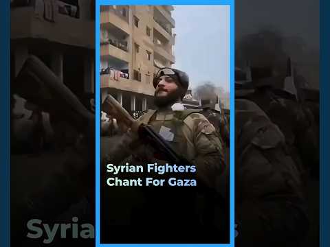 Breaking: Syrian Fighters Show Support for Gaza