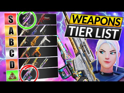NEW UPDATED WEAPONS TIER LIST - BEST GUNS in Valorant for Patch 5.06 - Update Guide