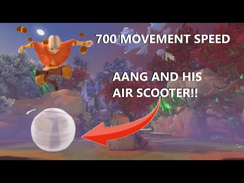 FULL MOVEMENT SPEED AIR SCOOTER AANG BUILD! - Custom 1v1 Duel On PTS - SMITE