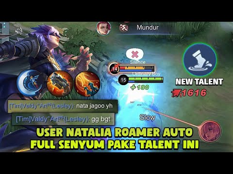 NATALIA WILDERNESS BLESSING TOO OP ! NATALIA NONSTOP ROAMING & GANKING - MLBB
