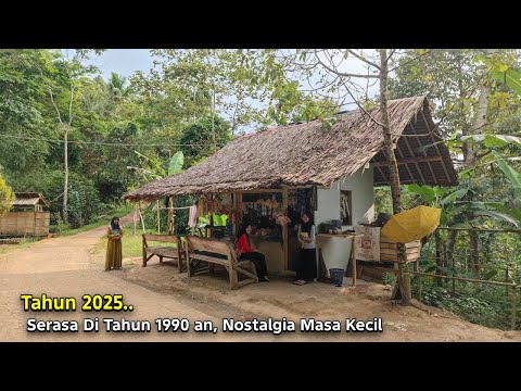 A Simple Warung Like the Old Days, Secluded in the Stunning Nature of West Java's Rural Area