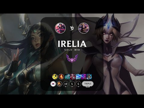Irelia Mid vs LeBlanc - KR Master Patch 13.9