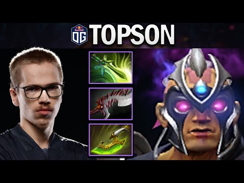 OG.TOPSON ANTI-MAGE WITH 17 KILLS - DOTA 2 7.28 GAMEPLAY