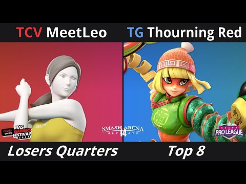 SAU14: Losers Quarters - TCV| MeetLeo (Wii Fir Trainer) Vs. TG| Thourning Red (Sora, Min Min)
