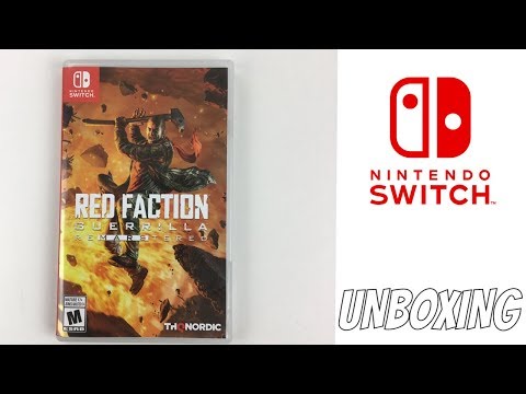 RED FACTION GUERRILLA REMARSTERED NINTENDO SWITCH VERSION UNBOXING
