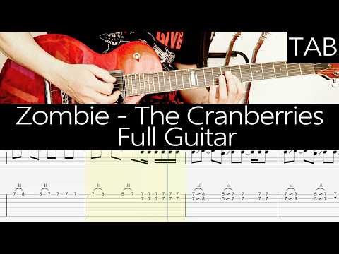 Thumbnail for ZOMBIE - The Cranberries (Noel Hogan): Full guitar cover + TAB by Noel Hogan