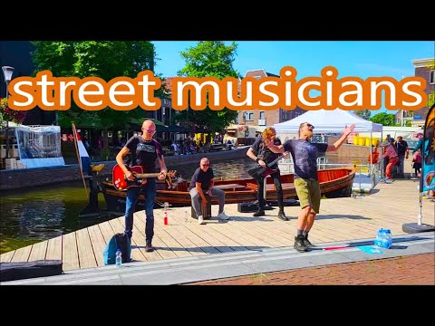 Dutch street musicians. Alphen a/d Rijn. Cultural Season & Street Performers (7-24)
