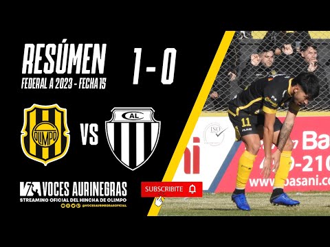 RESUMEN OLIMPO 1 - 0 LINIERS - FECHA 15 - FEDERAL 2023.