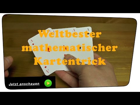 World's best mathematical card trick - award-winning card trick to try yourself. | Tutorial