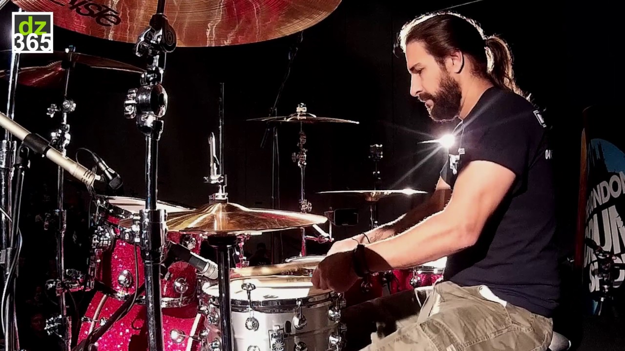 Brian Tichy - Drum Solo at the London Drum Show Part I - YouTube