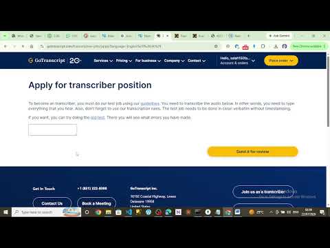 Gotranscript Test Answers