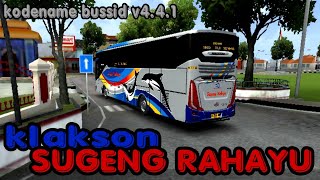 Download lagu Kodename bussid v4.4.1 klakson bus sugeng rahayu mp3